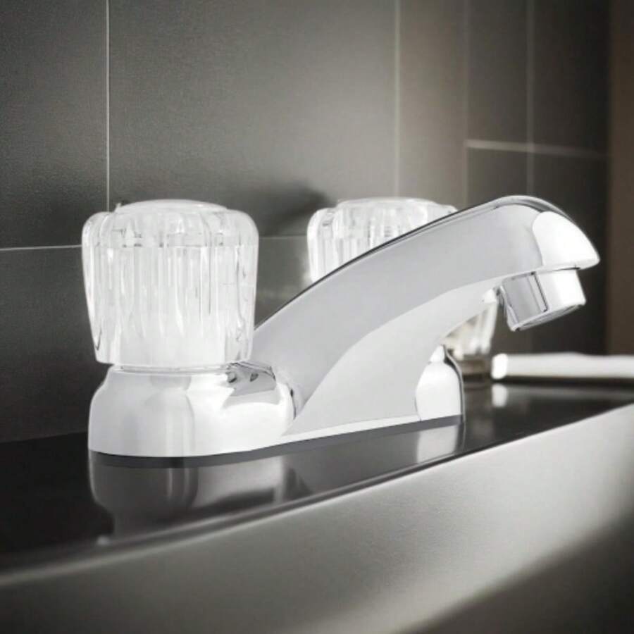 Nonmetallic Acrylic Handle Bath Faucet | Sleek Design, Durable Acrylic Handles, Easy To Operate And Maintain - 1 - Xem 1