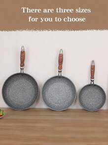 1 Stück Maifanshi Bratpfanne, japanische antihaftbeschichtete Flachboden Pfanne, Aluminium, zum Braten von Eiern, Fisch, Steak, leicht zu reinigen, geeignet für Gasherd und Induktionskochfeld, 20cm/26cm/28cm Meeresfrüchte-Kochen