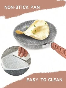 1 Stück Maifanshi Bratpfanne, japanische antihaftbeschichtete Flachboden Pfanne, Aluminium, zum Braten von Eiern, Fisch, Steak, leicht zu reinigen, geeignet für Gasherd und Induktionskochfeld, 20cm/26cm/28cm Meeresfrüchte-Kochen