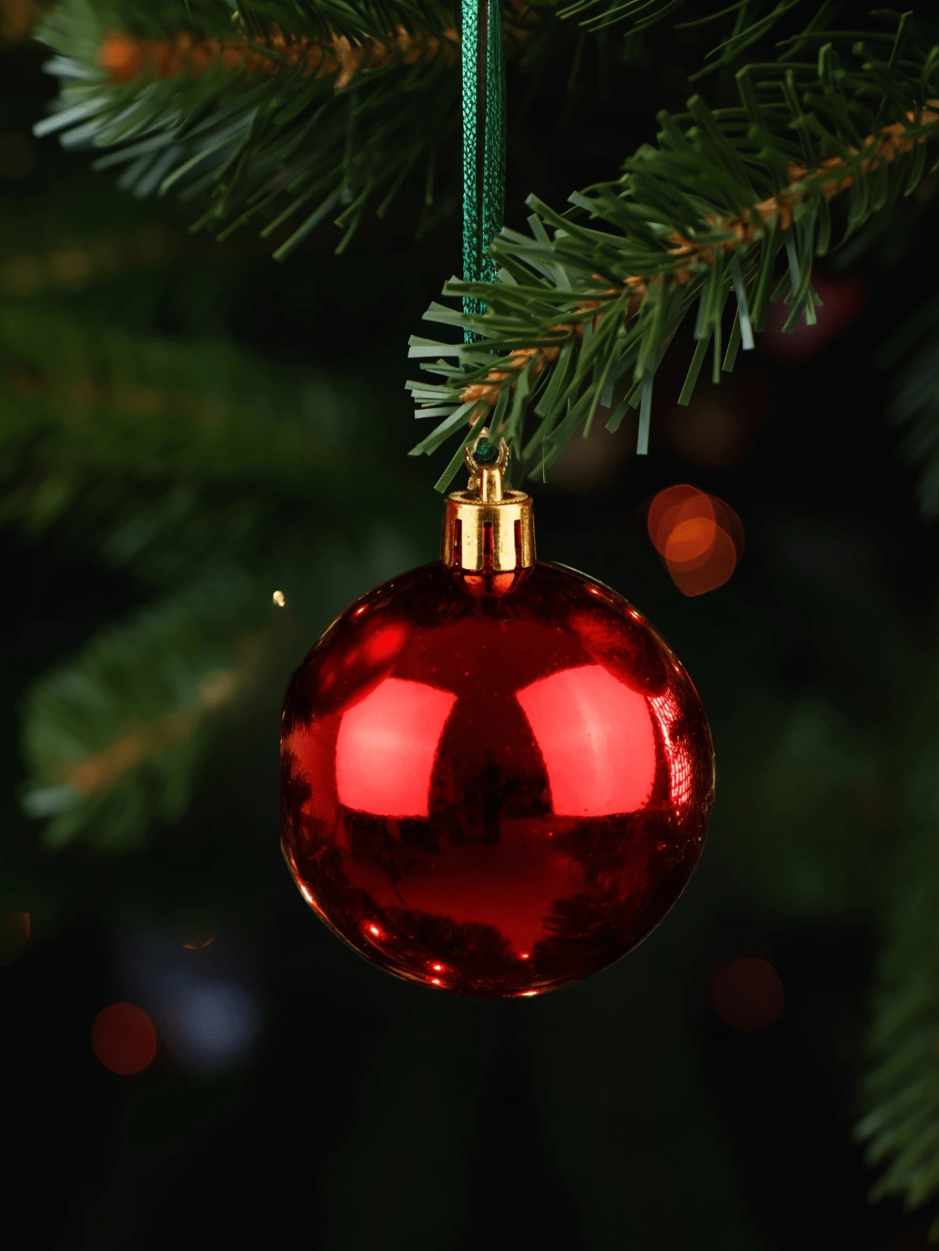 Decorative Balls - 紅色 - 查看 1