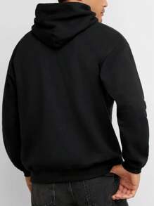 Spring Casual The Theory Pullover Fashion Hoody Streetwear Mens Tops Sweatshirt Cool Hoodie Clothing 400g - không gian sâu thẳm màu đen - Xem 2