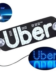 Placa Led Painel Letreiro Luminoso Vidro Parabrisa Led DE USB Para Aplicativo