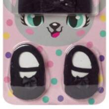 Charming Baby Kit Hair Bow + Sock Slipper - màu đen - Xem 2