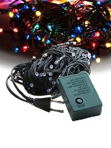 Christmas Party Decoration String Light Kit With 100 LEDs 10 Meters 110v/127v Colorful White