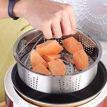 3Pcs Steamer Basket Rack Set Stainless Steel Trio Separator Set Durable Pressure Cooker Accessories Steam Basket With Egg Steamer Rack Divider For Pressure Cooker Instant Pot - Variant1 - View 7