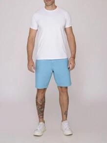 Bermuda Masculina Chino em Sarja Conforto e Estilo Casual