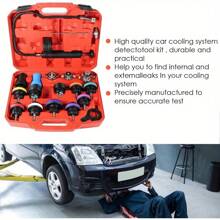 18pcs Coolant Pressure Tester Kit Radiator Pressure Tester Tool Kit For Cooling System Radiator Cap Pressure Testing Tool Water Tank Leak Detector - Variant1 - View 6