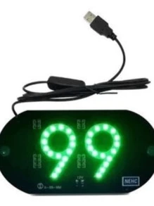 Placa Led Painel Letreiro Luminoso Vidro Parabrisa Led DE USB Para Aplicativo