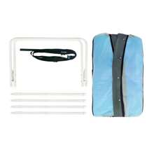Portable Foldable Crib For Bedside - Perfect For Placing Next To Your Bed - 藍色 - 查看 7