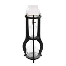 LOYALHEARTDY Torre de goteo para café frío con hielo, cafetera/elaboradora de café de 8 tazas para hogar y oficina, máquina para hacer café, - Gris+Transparente - Ver 3