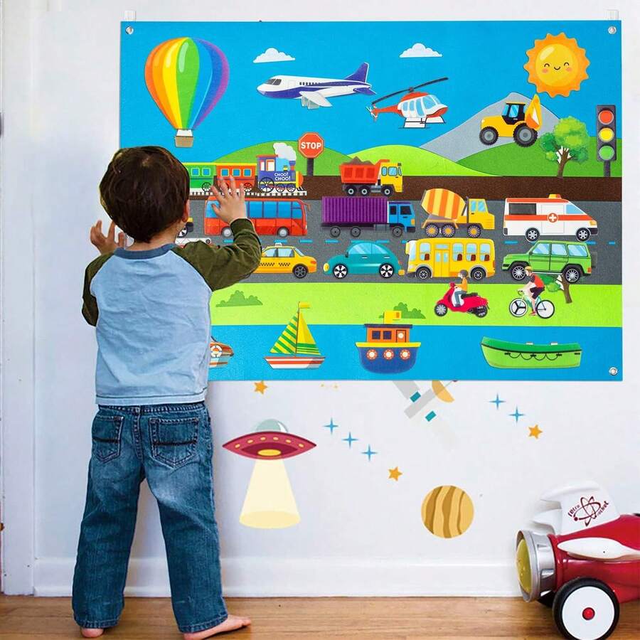 Christmas Decoration Felt Story Board Set Montessori Preschool