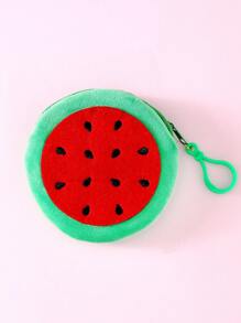 1pc Cute Cartoon Animal & Fruit Pattern Pet Waste Bag Dispenser, Portable Outdoor Pet Garbage Bag Holder, Cleaning Supplies, Pickup Bag Storage Pouch, Snack Bag