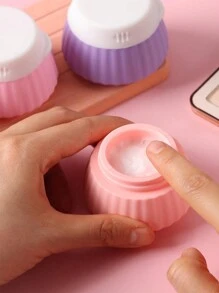 Set de 4 botellas dispensadoras portátiles para viajes, contenedores de artículos de tocador, tarros de crema de silicona, accesorios esenciales para viajes con bolsas y etiquetas transparentes, tarros a prueba de fugas para cosméticos líquidos, cremas faciales, corporales y de manos, botellas de crema exprimible a prueba de explosiones y fugas para decoración del hogar, baño, decoración de otoño, regreso a la escuela