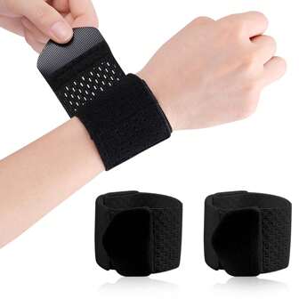 1pair Breathable Anti-Sprain Wrist Support, Adjustable Compression Wrap, Ultra-Compression Strap