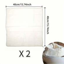 1 szt./2 szt./4 szt. Sitko z gazy do kuchni - wielofunkcyjna niebielona ściereczka do gotowania do sera, jogurtu, mleka orzechowego, bulionu kostnego, herbaty, kawy i innych - wielokrotnego użytku i narzędzie kuchenne - Wiele specyfikacji - Zobacz 3