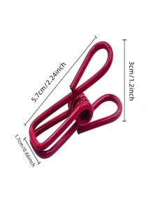 10pcs Anti Slip Clothes Clip, Sealing Clip, Multifunctional Clothes Drying Clip, Fixing Clip, Photo Clip, Kitchen And Office Small Tool (Color Random),Beachwear,Spring,Minimalist,Summer Tops