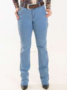 Women's Carpenter Jeans - Lavado ligero - Ver 9