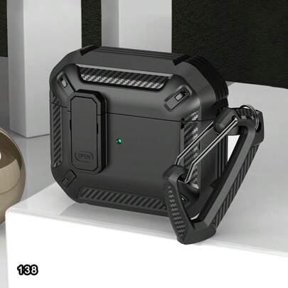 防震黑色/黑色网面/向日葵/迷彩绿蓝牙耳机保护套，适用于蓝牙耳机盒，防刮防摔