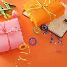 1/12pcs, Multi-Color Balloon Ribbon, 5.47/65.617/100 Yards Iridescent White Ribbon, Curling Ribbon For Gift Wrapping, Balloon Ribbon, Balloon String, Curly Ribbon, Gift Ribbon,Christmas