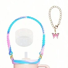 1/2 pièces Porte-bouteille d'eau avec sangle, convient aux bouteilles de 8 oz à 40 oz, sangle pour bouteille d'eau, compatible avec les accessoires de la tasse (tous les produits n'incluent pas les tasses d'eau)