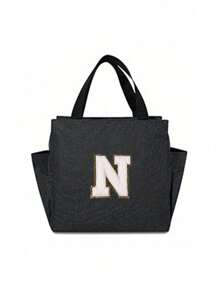 新款多巴胺大容量双层午餐袋防水便携式午餐盒袋阳离子大号保温袋冰袋加厚野餐袋保温冷藏午餐盒袋野餐旅行户外夏季海滩女士野餐包保温午餐袋多功能野餐包通勤便当袋学校收纳袋教师储物袋教室袋教室收纳袋女士女士学校用品配件旅行必需品假期返校学校用品学校必需品学校袋女士午餐袋 - 黑色 - 查看 20