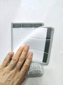 1/3/5 Stücke Ersatz-Wischtücher, dickere flache Wischkopf-Reinigungstücher mit Doppelseite, selbstklebende Wischbezüge ohne Handwäsche