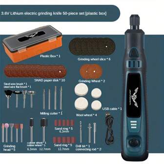 3.6V USB Charging Grinding Suite Corner Grinding Tool Mini -Grinding Pen Style Grinding Machine Rotation Tool Jade Carving Electric Grinding