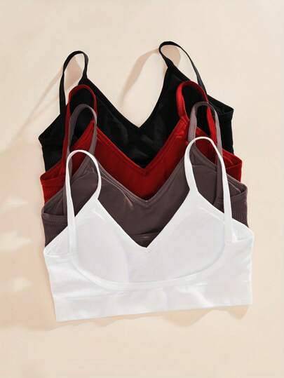 Seamless Gestreepte Camisole Bras Verleidelijke Com Tafel Supportive Intimates view 3