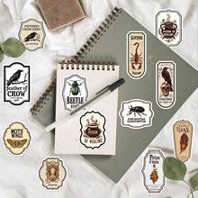 100 miếng dán nhật ký thẩm mỹ tối màu bằng nhựa vinyl thẩm mỹ dùng cho sổ lưu niệm, nhật ký, máy tính xách tay, cản xe, ván trượt, bình nước, máy tính, điện thoại, phim hoạt hình, mũ bảo hiểm, nhãn dán và đề can ô tô - Nhiều màu - Xem 9