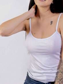 A-Lows A&L Classic Tank Top PLUS SIZE - 白色 - 查看 2