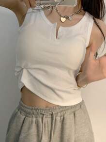 Unique Design Cropped Camisole Tops For Women, Sleeveless, Sexy Back, Summer Inner Wear