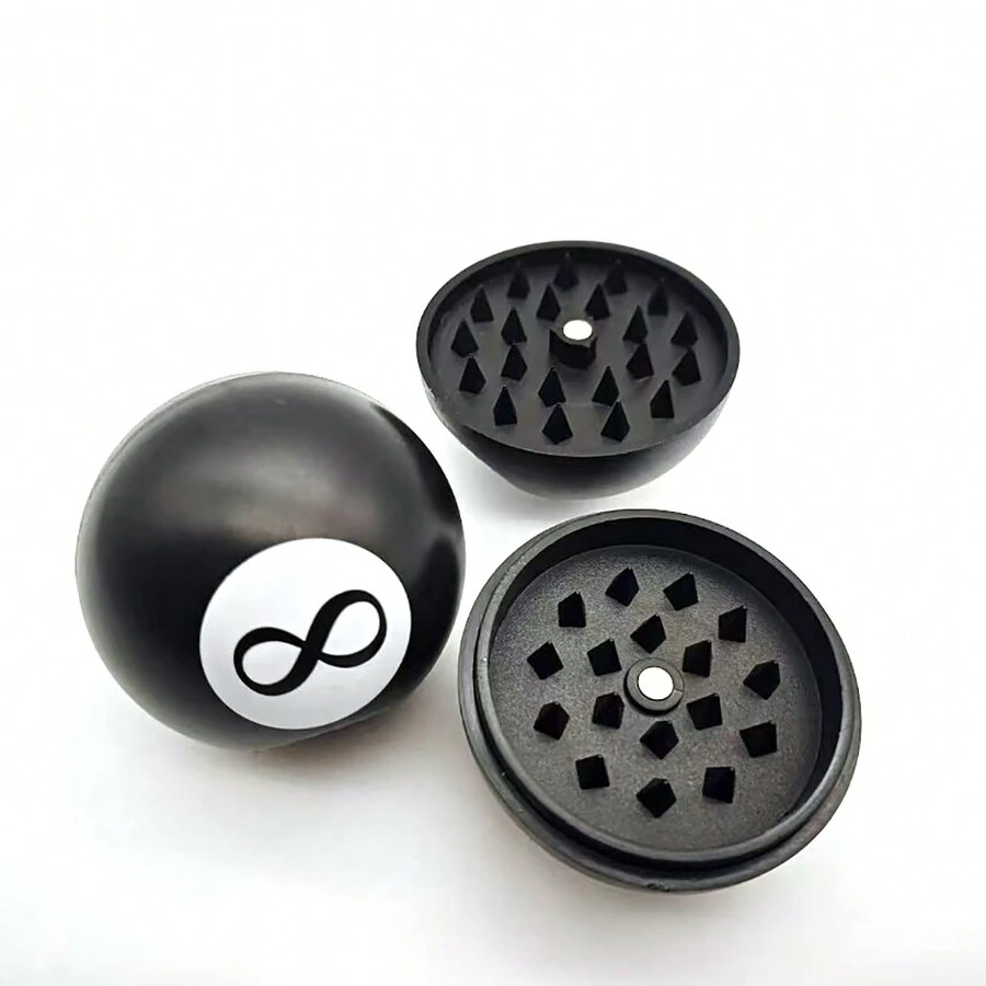 1pc Black Auto Gear Shift Knob 8mm Grinder - Black - View 1