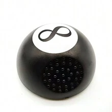 1pc Black Auto Gear Shift Knob 8mm Grinder - Black - View 7