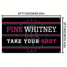 1pc PINK WHITNEY TAKE YOUR SHOT Funny Flag Classical Tapestry Poster Banner For Bar Beer House College Dorm Room Man Cave Tailgates And Parties,Christmas