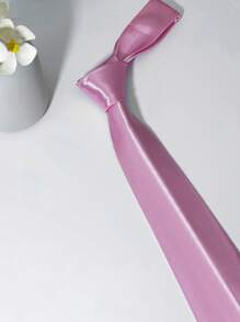 1 条男士 8CM 果冻色 15 色休闲时尚领带，办公室/婚礼/派对正装配饰 - 彩色 - 查看 23