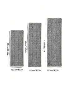 1/3/5 Stücke Ersatz-Wischtücher, dickere flache Wischkopf-Reinigungstücher mit Doppelseite, selbstklebende Wischbezüge ohne Handwäsche