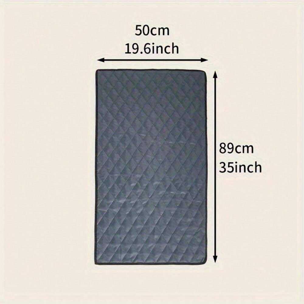 Gray Reversible Pet Seat Cover Mat For Dogs And Cats, Waterproof And