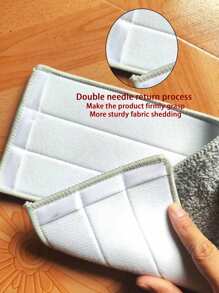 1/3/5 Stücke Ersatz-Wischtücher, dickere flache Wischkopf-Reinigungstücher mit Doppelseite, selbstklebende Wischbezüge ohne Handwäsche