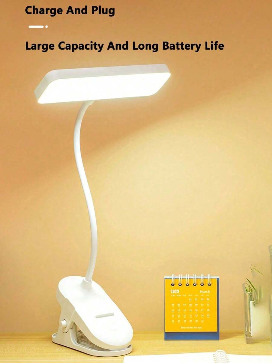 New Rechargeable/Plug-In LED Desk Lamp With Eye Protection, Suitable ...