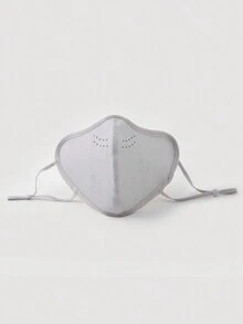 1pc Unisex Solid Color Fashionable And Versatile Outdoor Warm Anti-Cold Face Mask - A - View 11