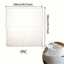 1 szt./2 szt./4 szt. Sitko z gazy do kuchni - wielofunkcyjna niebielona ściereczka do gotowania do sera, jogurtu, mleka orzechowego, bulionu kostnego, herbaty, kawy i innych - wielokrotnego użytku i narzędzie kuchenne - Wiele specyfikacji - Zobacz 14