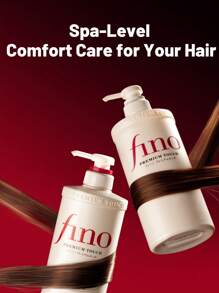 Fino 优质触感护发素，修复受损发质，强效滋养，持久芳香，水疗级护理，自然光泽，丰盈（550 毫升/18.61 盎司）