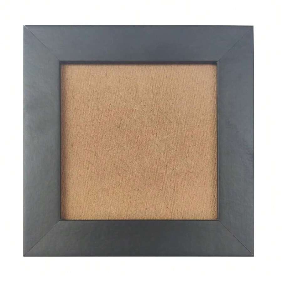 7x7 Black Picture Frame With Glass - 黑色 - 查看 1