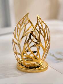 1 件简约家居餐桌烛光晚餐装饰配件，北欧风格布置浪漫餐桌铁制烛台，优雅情人节烛光晚餐道具 - 彩色 - 查看 13