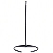 C-Shape Base Hanging Chair Hammock Stand Only - Powder Coated Construction For Egg Chair And Indoor/Outdoor Hammock Chairs, X-Large - Black - View 2