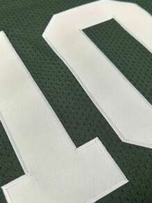 Customized Name And Number Boyfriend Style Men's Embroidered American Football Jersey Green Bay Green V-Neck Personalized Short Sleeved Shirt Party Game Training Competition Sports Top DIY S-XXL,Stylish,Fashion,Hipster,Casual,Minimal Chic,Personalized,Customized,Custom,Unique,Guy Costumes,Capsule Wardrobe,Men Basic/Street Style,Ideal Gifts For Him,Boyfriend,Family,Friends,For Birthdays,For Vacation/Holiday,For School/Competition,For Sports/Climbing - Green - View 5