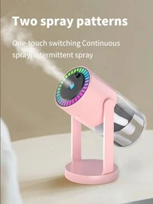 1 件星空加湿器/车载加湿器、空气净化器、精油扩散器、带 2 种雾化模式、氛围灯、星光功能、适用于家庭、办公室、阅览室、旅行、完美礼物（白色、粉色） - 彩色 - 查看 12