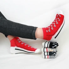 Kit 1 Pair Men's And Women's Ankle Socks Summer Socks Casual Sport Summer Socks Preppy Style Foot Socks - 彩色 - 查看 3