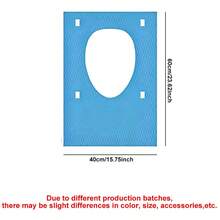 10pcs Available In 4 Styles One Time Adhesive Firm Toilet Seat Cushion Essential For Travel Hotel Accommodation Extended Thickened Toilet Seat Cushion Bathroom Decor Fall Decor - Multicolor - View 3