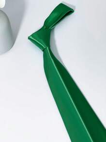 1 条男士 8CM 果冻色 15 色休闲时尚领带，办公室/婚礼/派对正装配饰 - 彩色 - 查看 2